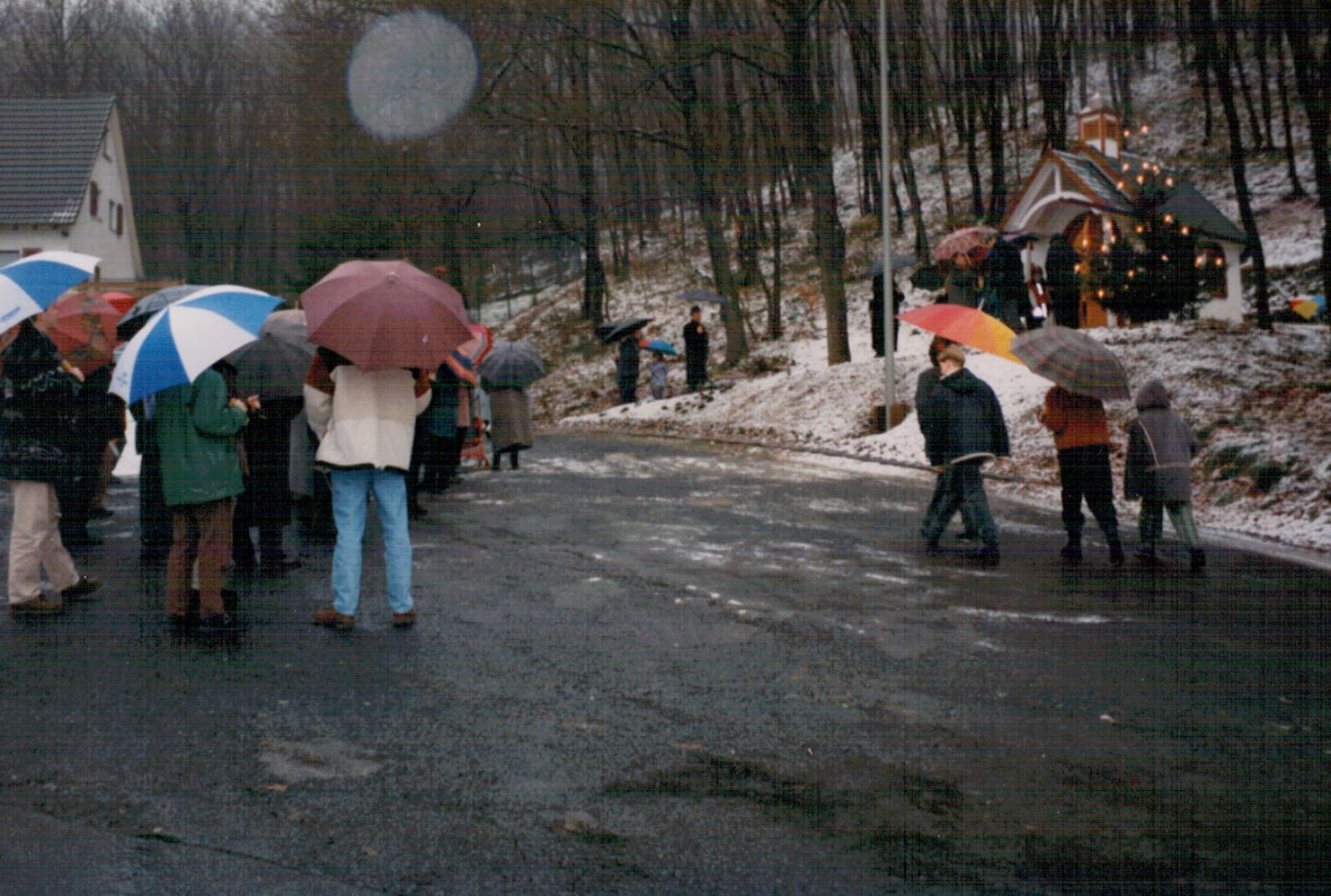 Die Kapelleneinweihung am 3. Adventssontag 1996.